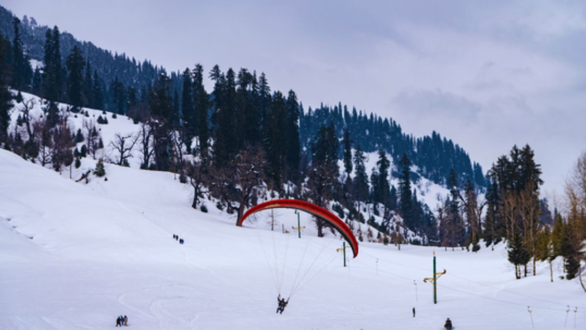 5. Hadimba Devi Temple: Peaceful and Enchanting

Amid towering deodar trees, the Hadimba Devi Temple looks straight out of a storybook in winter. The snow-dusted trees and tranquil atmosphere make it one of the most peaceful spots in Manali. Dedicated to Goddess Hidimba, wife of Bhima from the Mahabharata, this ancient wooden temple is known for its unique architecture and spiritual energy. It’s an ideal place to slow down, reflect, and take in the serenity of the hills.